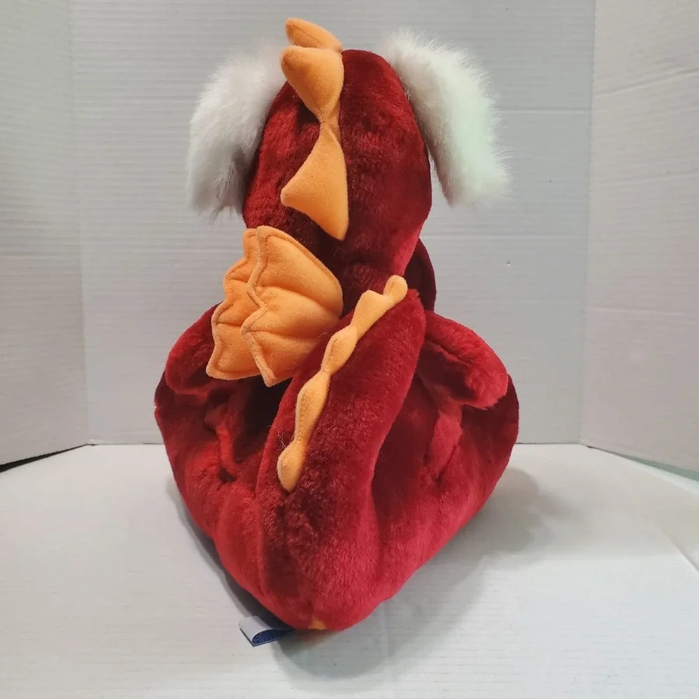 Vintage BJ Toy Red Angry Dragon 6